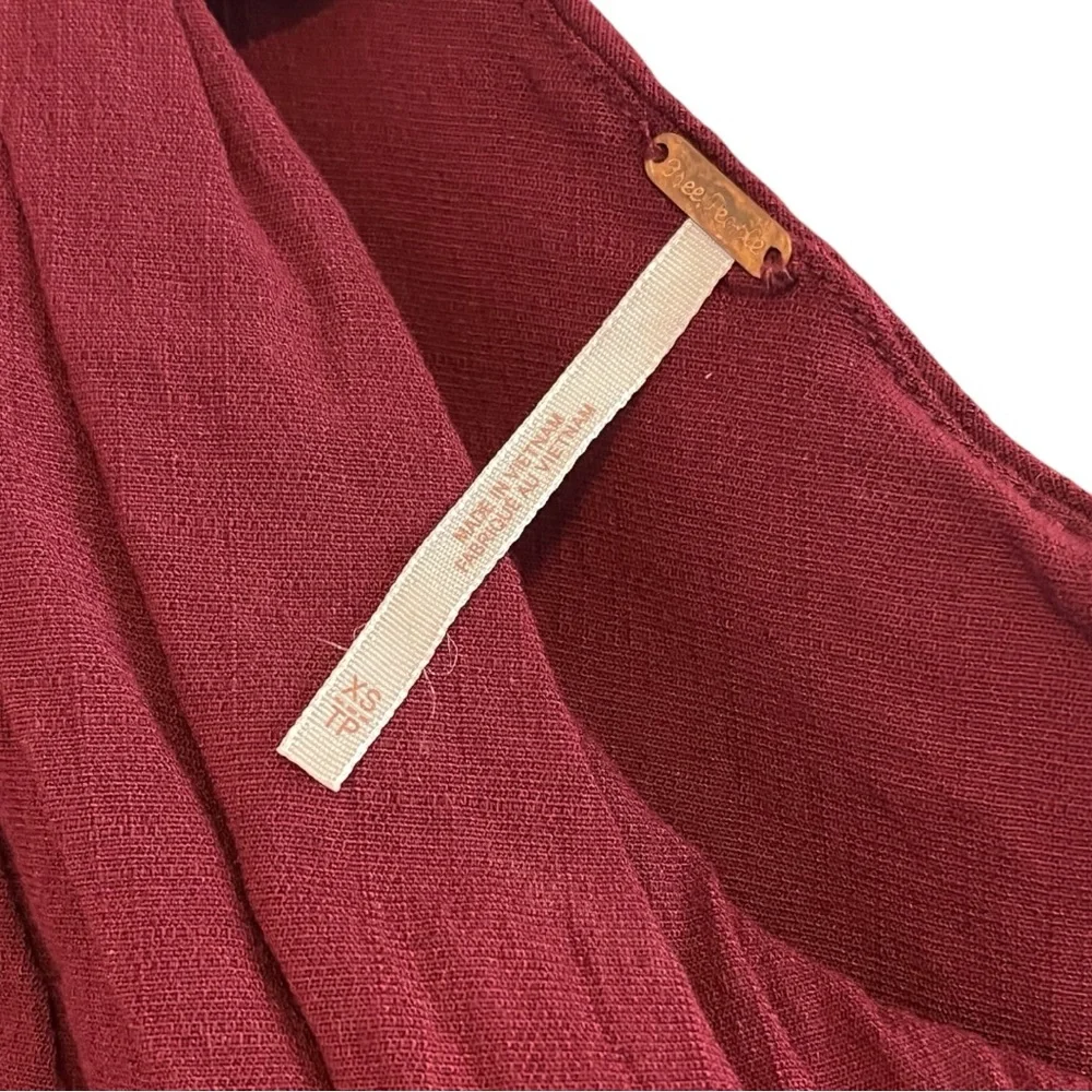 FREE PEOPLE ONE‎ SHOULDER CARMEN CROP TOP